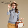 Chinese Gold Cashmere Products Supplier High Neck Sweater Oem For Women